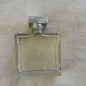 Ralph Lauren Silver and Clear Perfume Bottle